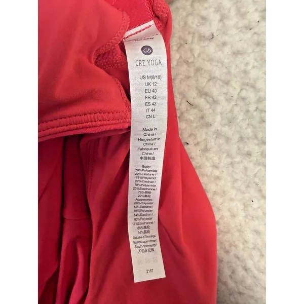 CRZ YOGA Women Swimsuit Modest Medium Swim Dress Tummy Control Adjustable YBack‎ - Image 3