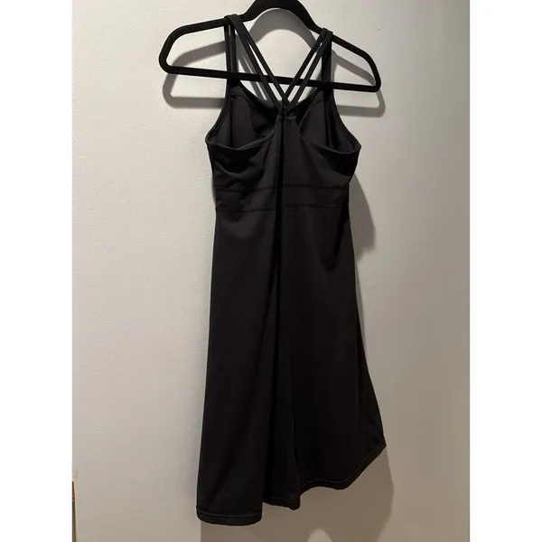 Marmot Taryn Dress Black Athletic Strappy Mini Dress w/ Built-in Bra Small - Image 3