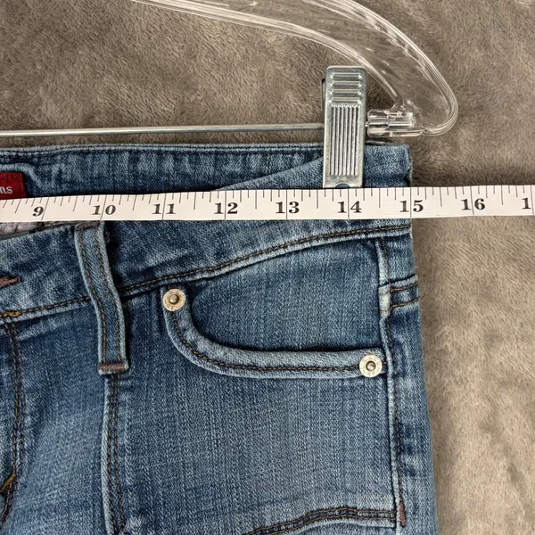 Y2K Levi’s 545 Low Bootcut Jeans Women’s 28x25 Blue Medium Vintage Floral Chic - Image 7