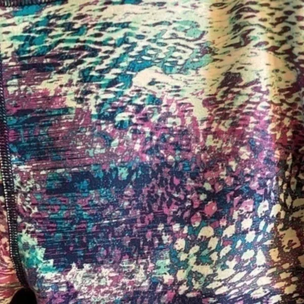 Fabletics Sydney Capri Athletic Leggings Athleisure Navy Purple Size Small Gym‎ - Image 8