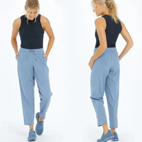 Summersalt The On-The-Go Pant in‎ Slate Blue Drawstring Plus Size US 22 - Image 2