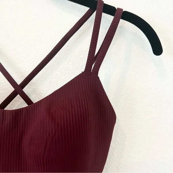 Lululemon Like a Cloud Ribbed Longline Bra - Image 3