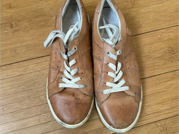 Josef Seibel Leather Sneaker in Brown - Image 3