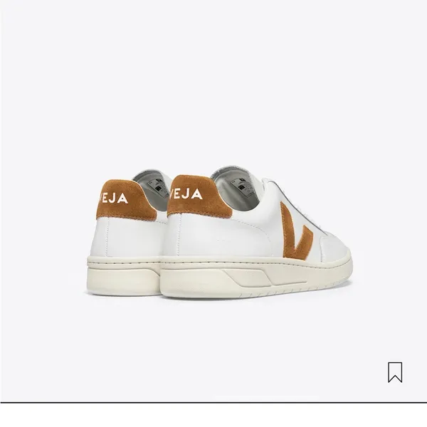 VEJA V-12 LEATHER WHITE CAMEL (2) - Image 3