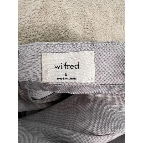 Wilfred Women's Sleeveless Jumpsuit Size 8 Gray V-Neck Waist Tie Casual - Image 10