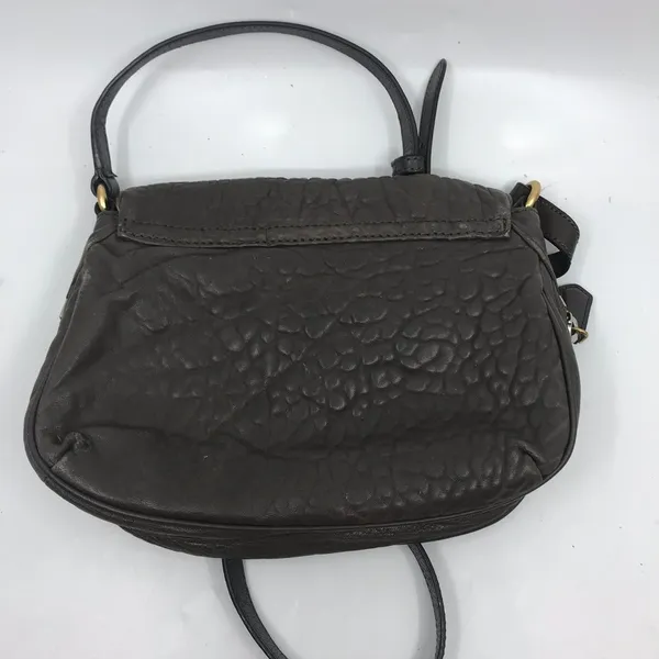 Marc Jacobs Dark Brown Rough Leather Crossbody Bag - Image 2