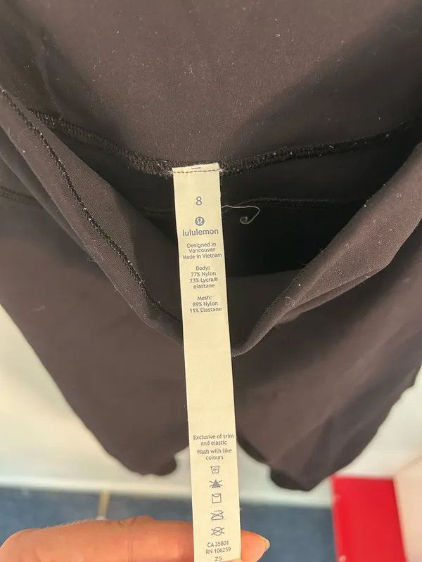 Lululemon Black Capri Leggings - Image 5