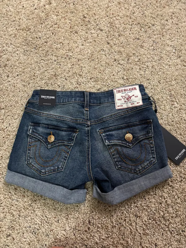 true religion jean shorts  - Image 2