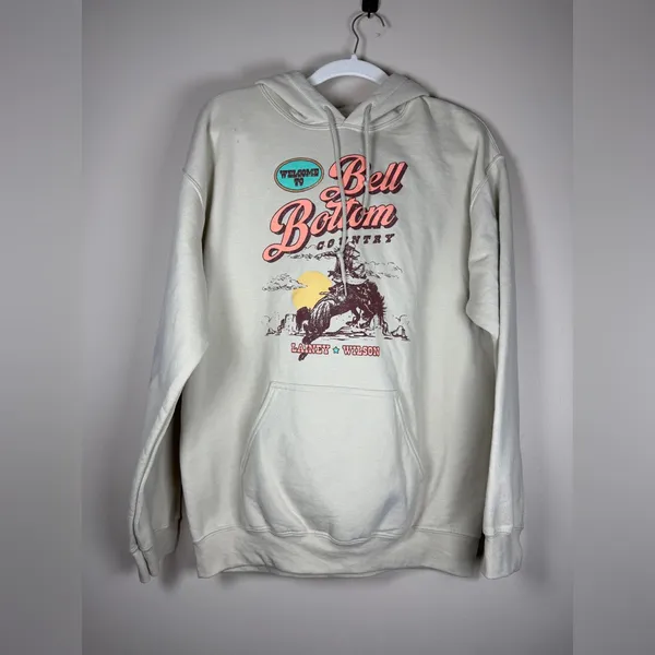 Lainey Wilson Bell Bottom Country Hoodie Sz M Concert Show Cowgirl Western Cozy - Image 10