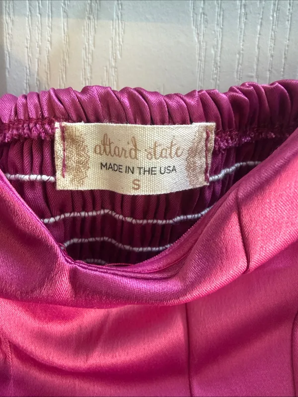 Altar'd State Fuchsia Strapless Bustier Top - Image 3