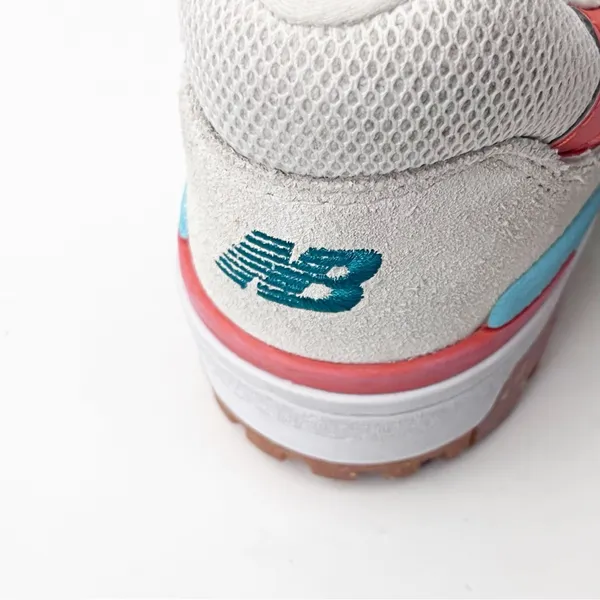 NEW BALANCE 550 Sea Salt Verdigris Speckled Soles Sneakers 8.5 Ortholite Comfort - Image 14
