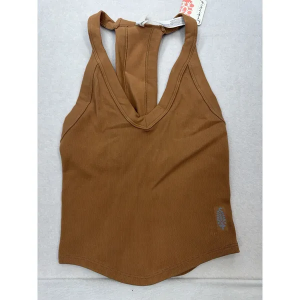 Free People Movement Women's All Clear Cami Twig Cedar Brown Size XL NWT - Image 2
