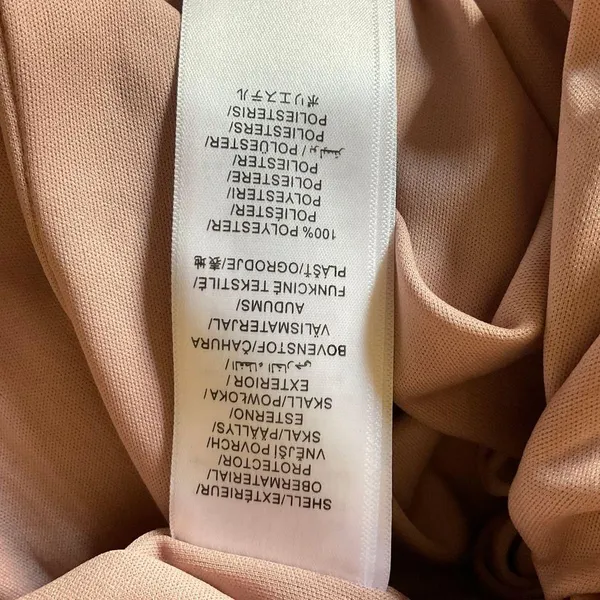 Pink Metallic Beaded Column Gown Women's Size 4 Formal Dress - Image 10