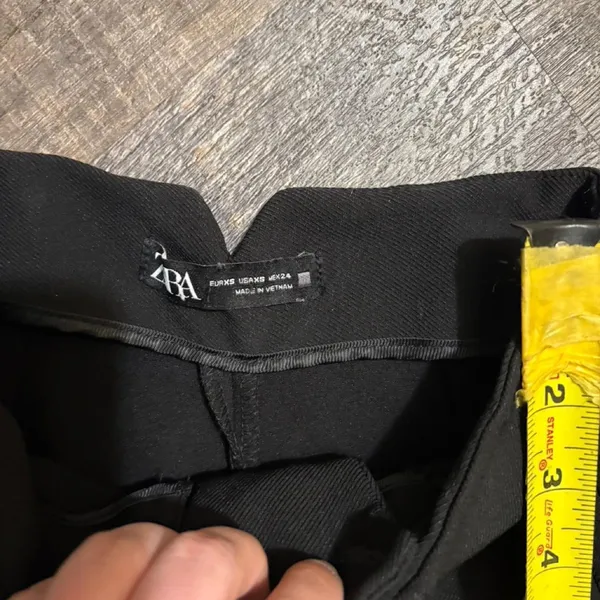 Zara‎ XS black trousers - Image 3