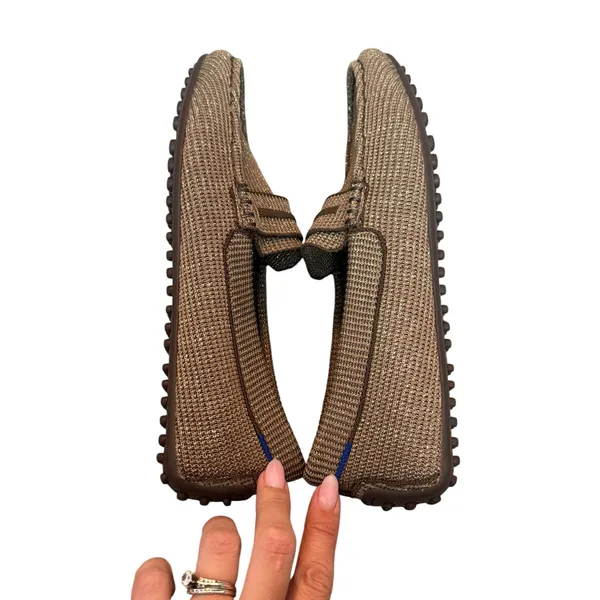 Rothy’s The Driver Metallic Gold Bronze Knit Loafers Women’s 7 Washable - Image 6