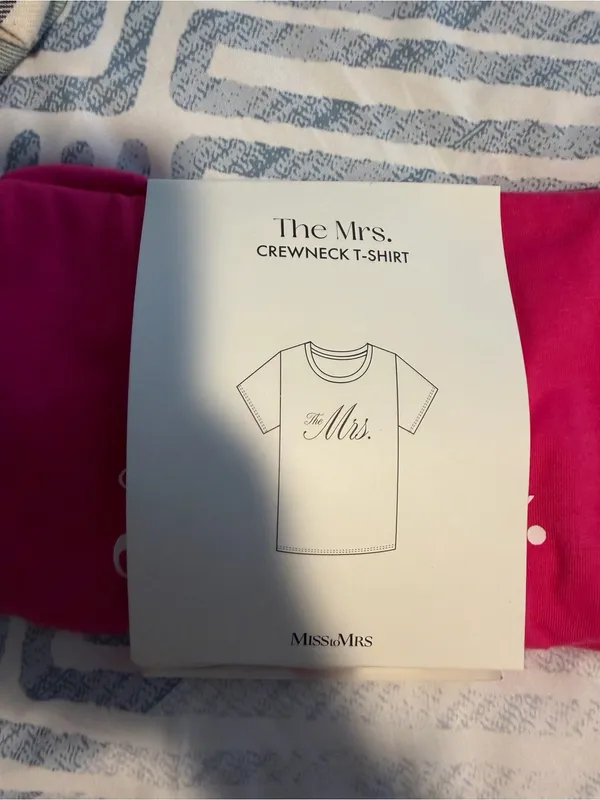 Pink "The Mrs." Graphic Tee - Image 2