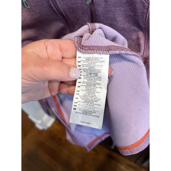 5.11 Tactical Sweater Womens‎ Medium Glacier Half Zip Pullover Fleece purple - Image 3