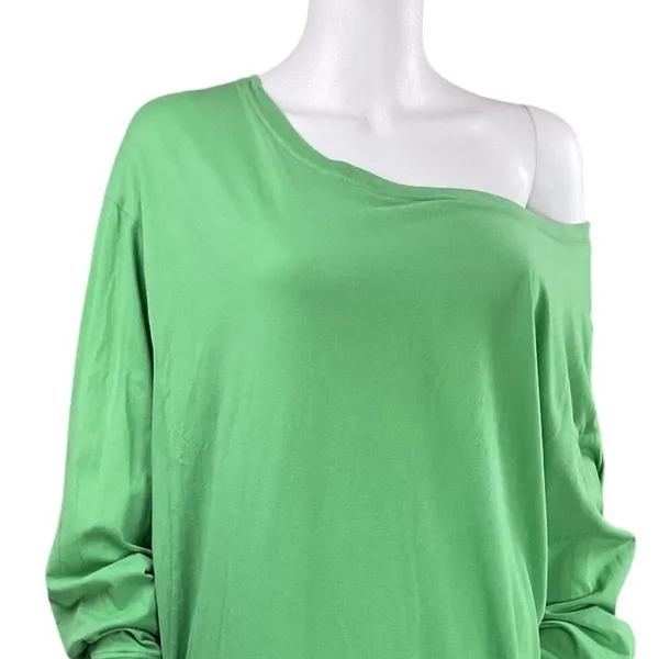 FREE PEOPLE‎ Beach Green Long Sleeve Oversized Maxi Dress XS - Image 9