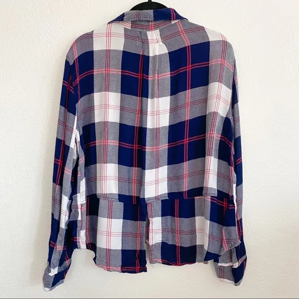 Vintage Havana Americana Plaid Fly Back Shirt Size Large - Image 11