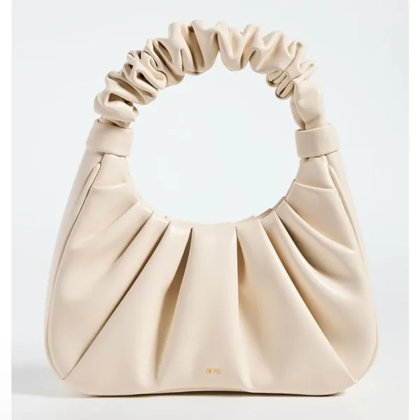 JW Pei GABBI RUCHED HOBO HANDBAG - IVORY - Image 3