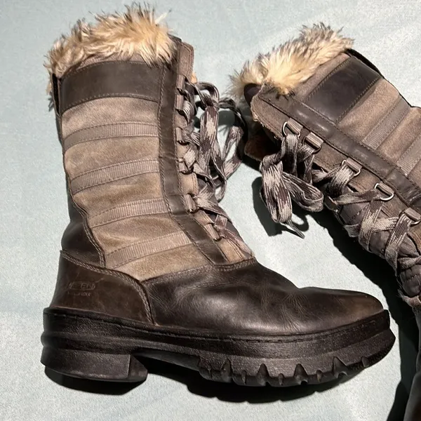 KEEN Tall Wapato Waterproof Lace Up Winter‎ Snow boot Fisherman Core C1 - Image 4