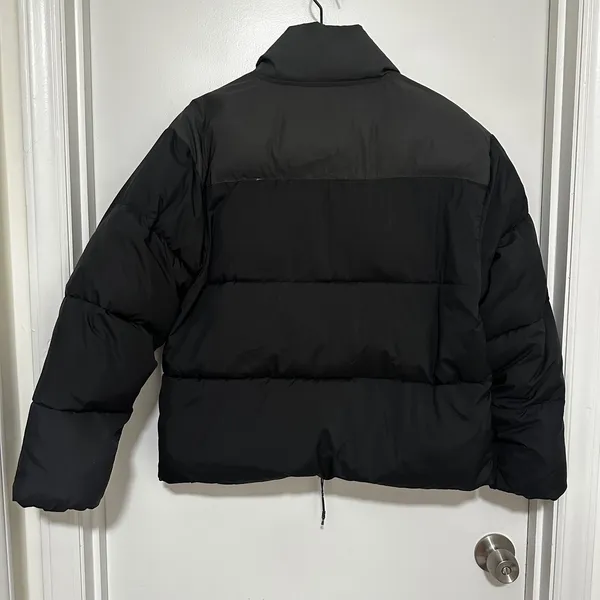 Fabletics | Women's Black / Coal Full Zip Quilted Puffer Jacket, Size XS - Image 2