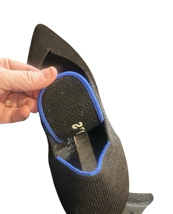 Rothy’s The Point Black Flat, machine washable size 7 - Image 7