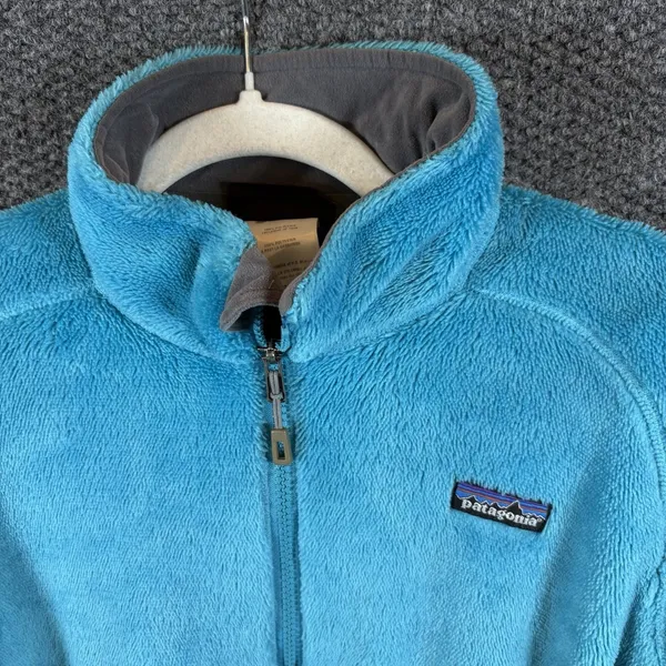 Patagonia R2 Fleece Jacket Womens M Blue Full Zip Regulator Polartec Outdoors - Image 2