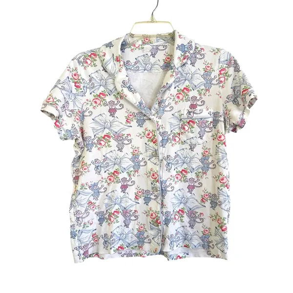 Roller Rabbit x love Shack fancy pj top size medium - Image 3