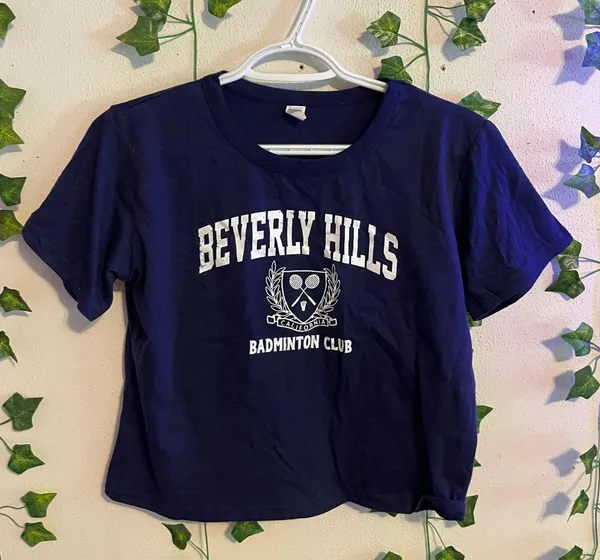 Beverly Hills Baby Tee Blue Size L - Image 5