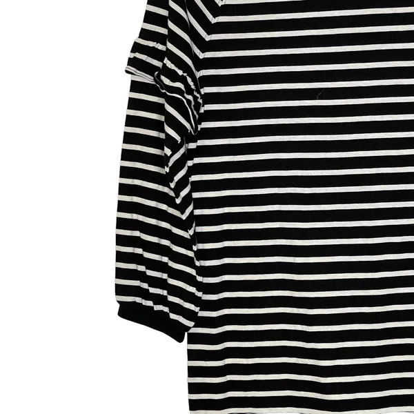 Gap T-Shirt Dress Size XS Black White Striped Womens Blended Fabric‎ LS Pullover - Image 4