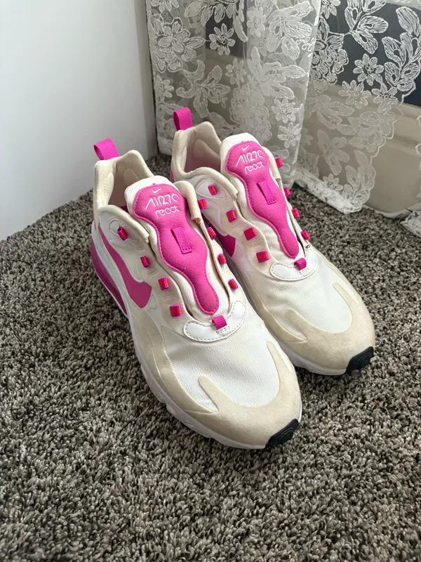 Pink Nike Air Max 270 React - Image 4