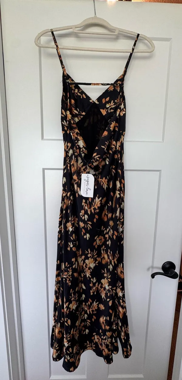 Dress Forum Black and Brown Maxi Dress - Image 2