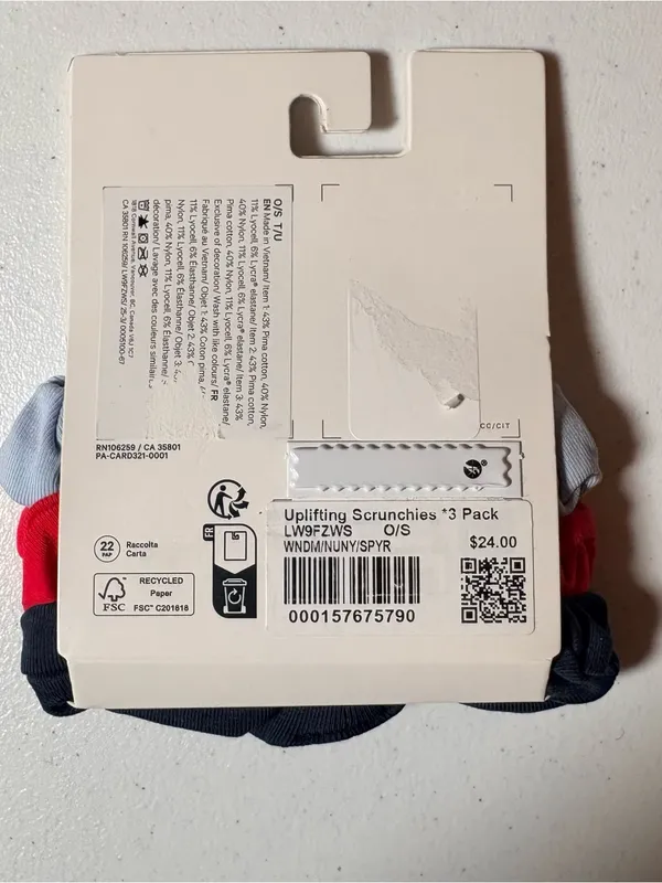 Lululemon uplifting scrunchies NWT 3 pack - Image 2