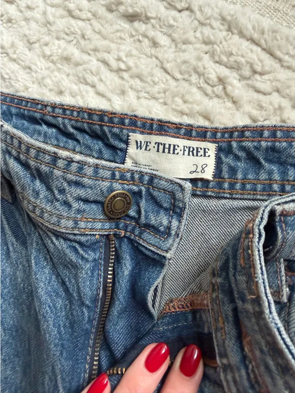 Free People Barrel Jeans - Image 4
