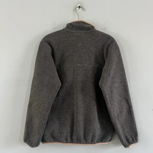 Patagonia Synchilla Snap-T Lightweight Fleece Gray Orange Pullover Jacket XS‎ - Image 4