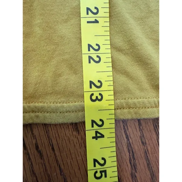 FP Movement‎ Mustard Yellow Organic Pima Cotton Ruched Sleeve Hoodie XS - Image 2