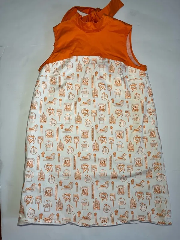 NEW COLLEGE TOWN TOILES emily dress in University of Tennessee Print‎ sz Large - Image 2