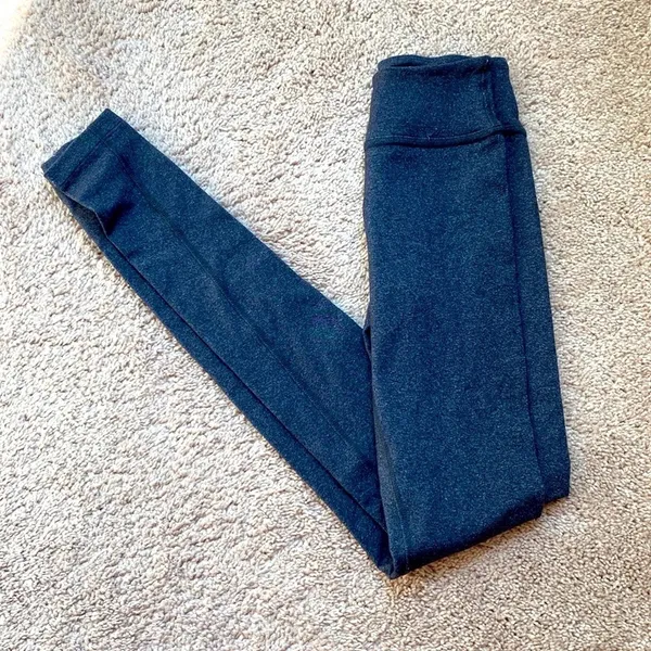 Beyond Yoga Black Charcoal Space Dye Leggings Essential Long Leggings Grey‎ Gray - Image 3