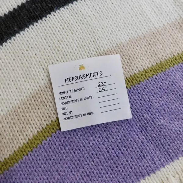 Anthropologie ALDOMARTINS‎ Striped Turtleneck Sweater Aldo Martins Wool Small - Image 13