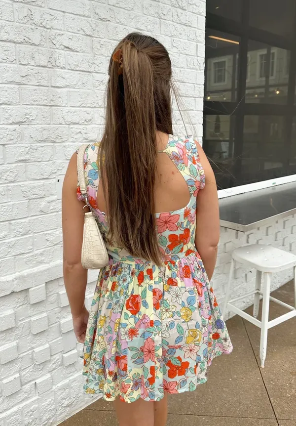 Funky peach dress Multiple Size M - Image 2