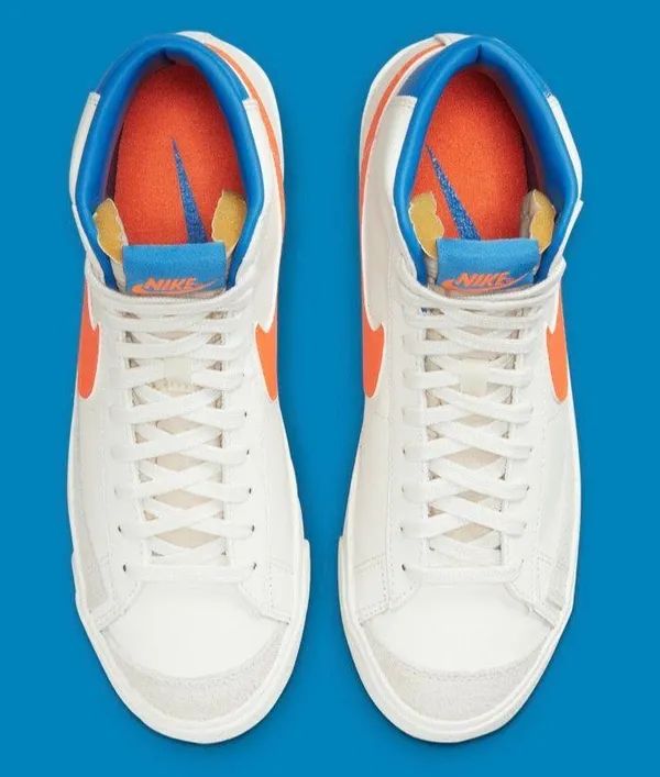 Nike Blazer Mid 77 Sail Total Orange - Image 3