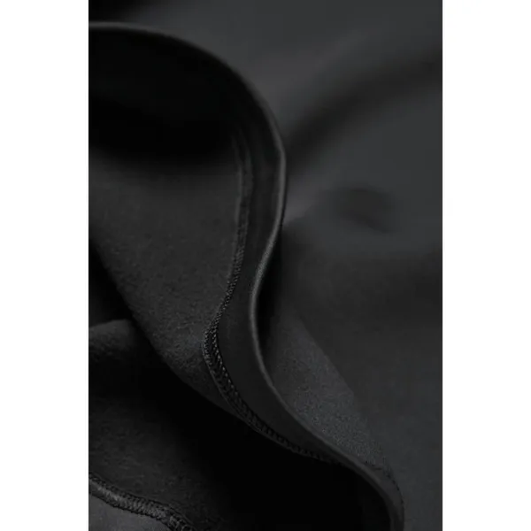 Alo Airlift Winter Warm 1/4 Zip Long Sleeve Black V Mock Neck Fitted Pullover M - Image 5