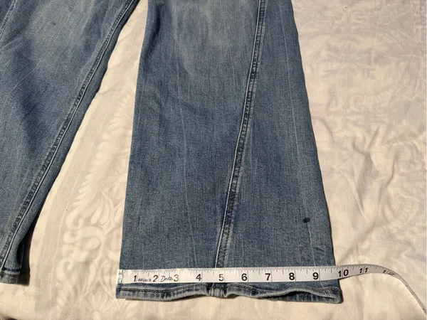 eunina ryder baggy Wide-Leg High-Rise Jeans - Light Blue - Image 13