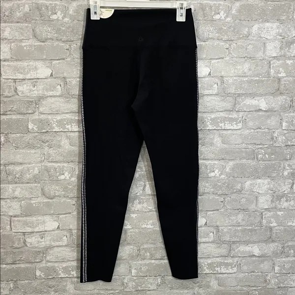 Aerie Black Goals High-Rise 7/8 Leggings with Side Detailing - Image 3