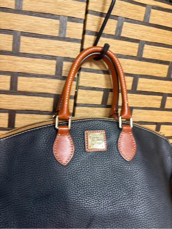 Dooney & bourke black Pebble grain leather satchel - Image 3