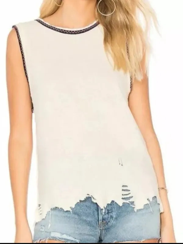 Free People distressed tank top - Image 3