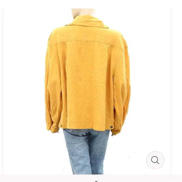 Out from Under Urban Outfitters Lyra popover oversized top sz S yellow - Image 2