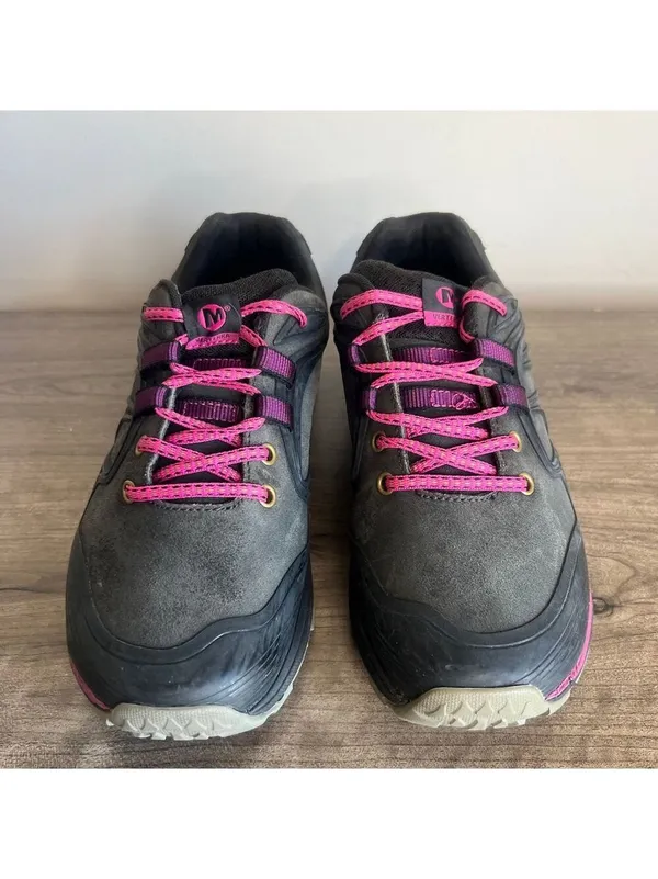 Merrell Verterra Black / Pink Women's Hiking Shoe Size 8.5 #750 - Image 2