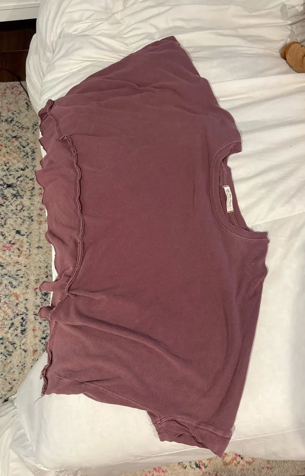 Free people maroon crop top  - Image 2